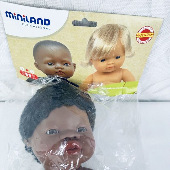 Miniland Multicultural Doll African American Boy 15 Inches Anatomically Correct - Picture 5 of 13